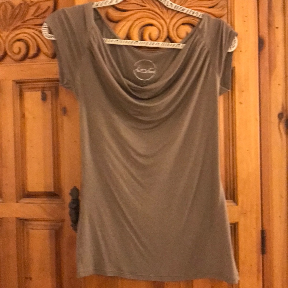 INC off the shoulder top or scoop neck